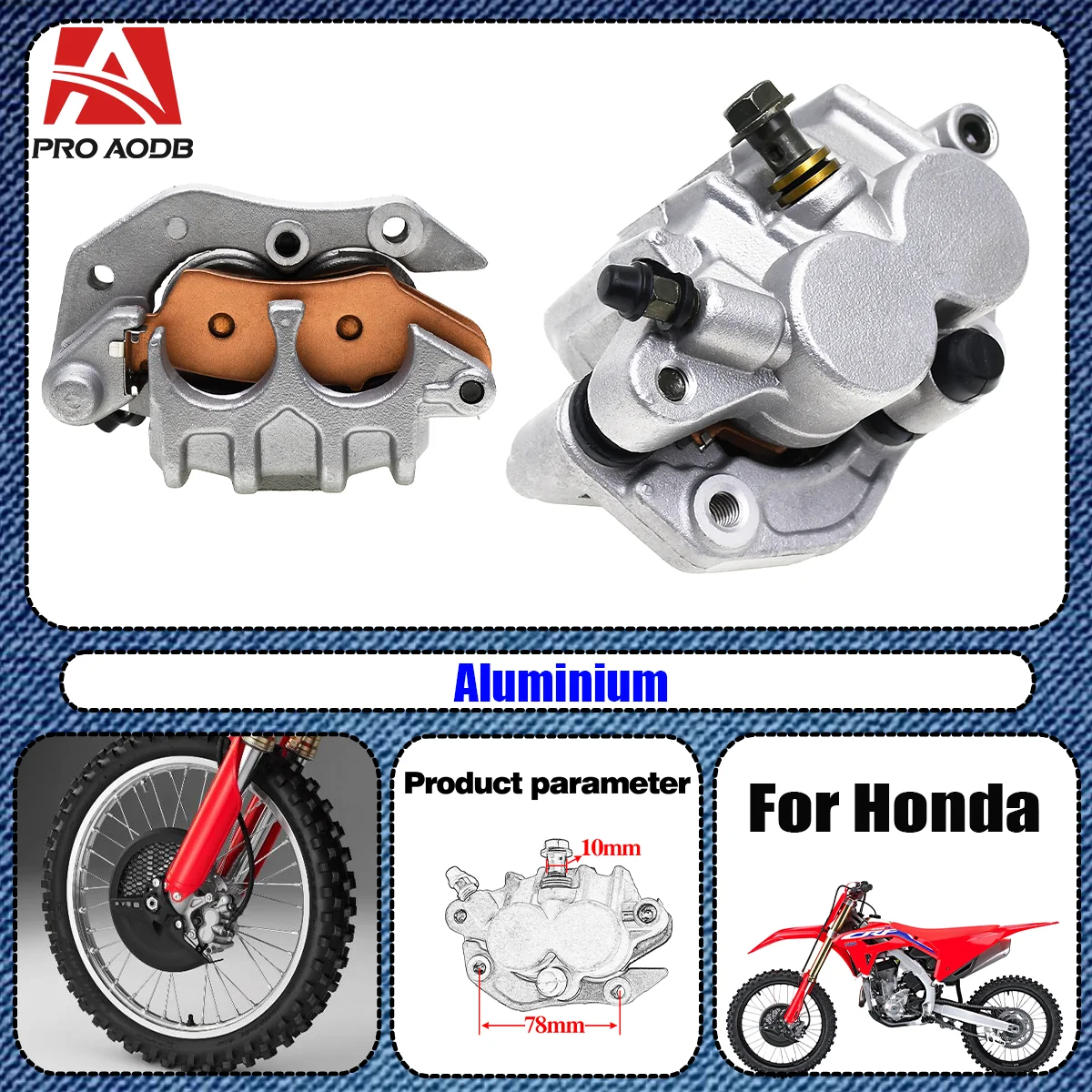 Motorcycle Front Hydraulic Brake Caliper Master Cylinder Pump For HONDA CR250R CRF150F 230F 250X 450R 400X XR250R 400R 600R 125R
Motorcycle Front Hydraulic Brake Caliper Master Cylinder Pump For HONDA CR250R CRF150F 230F 250X 450R 400X XR250R 400R 600R 125R