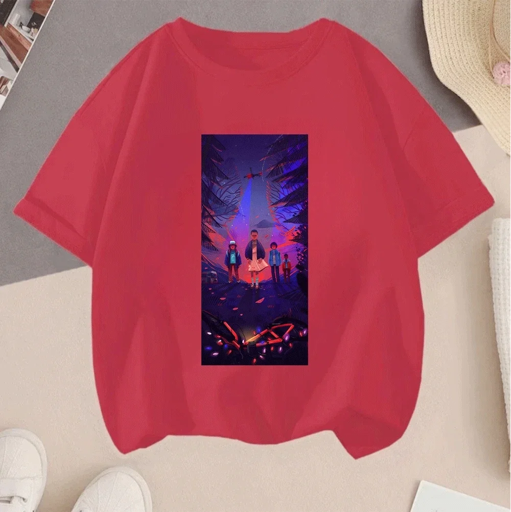 2D Stranger Things Creative Art Cartoon 2026 Summer Short Sleeve All Match Hot Sale Clothes
2D Stranger Things Creative Art Cartoon 2026 Summer Short Sleeve All Match Hot Sale Clothes