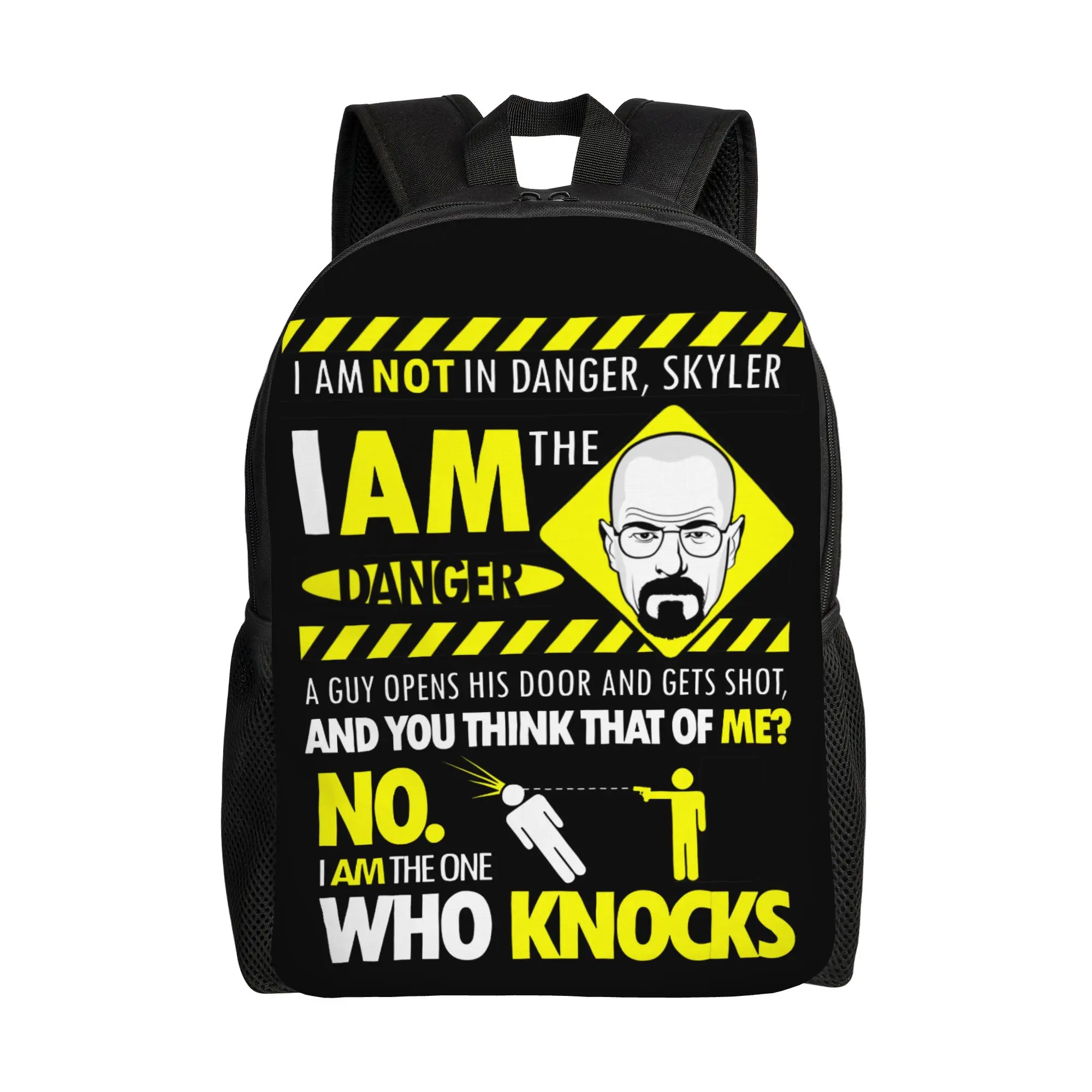 Рюкзак I Am the Danger: прочный, для старшеклассников, в стиле Breaking Bad (Уолтер Уайт, Скайлер), для любителей мета, для мужчин и женщин, студенческая сумка через плечо
Рюкзак I Am the Danger: прочный, для старшеклассников, в стиле Breaking Bad (Уолтер Уайт, Скайлер), для любителей мета, для мужчин и женщин, студенческая сумка через плечо