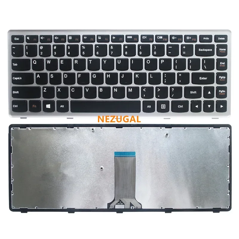 US laptop keyboard For Lenovo G400S G405S S410p G400AS G410s Z410 g405s FLEX14A FLEX14g Flex 14D black silver frame
US laptop keyboard For Lenovo G400S G405S S410p G400AS G410s Z410 g405s FLEX14A FLEX14g Flex 14D black silver frame
