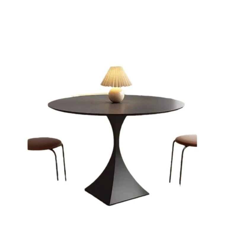 Simple cream wind rock board dining table and chairs household dining room round table small apartment modern leisure round
Simple cream wind rock board dining table and chairs household dining room round table small apartment modern leisure round