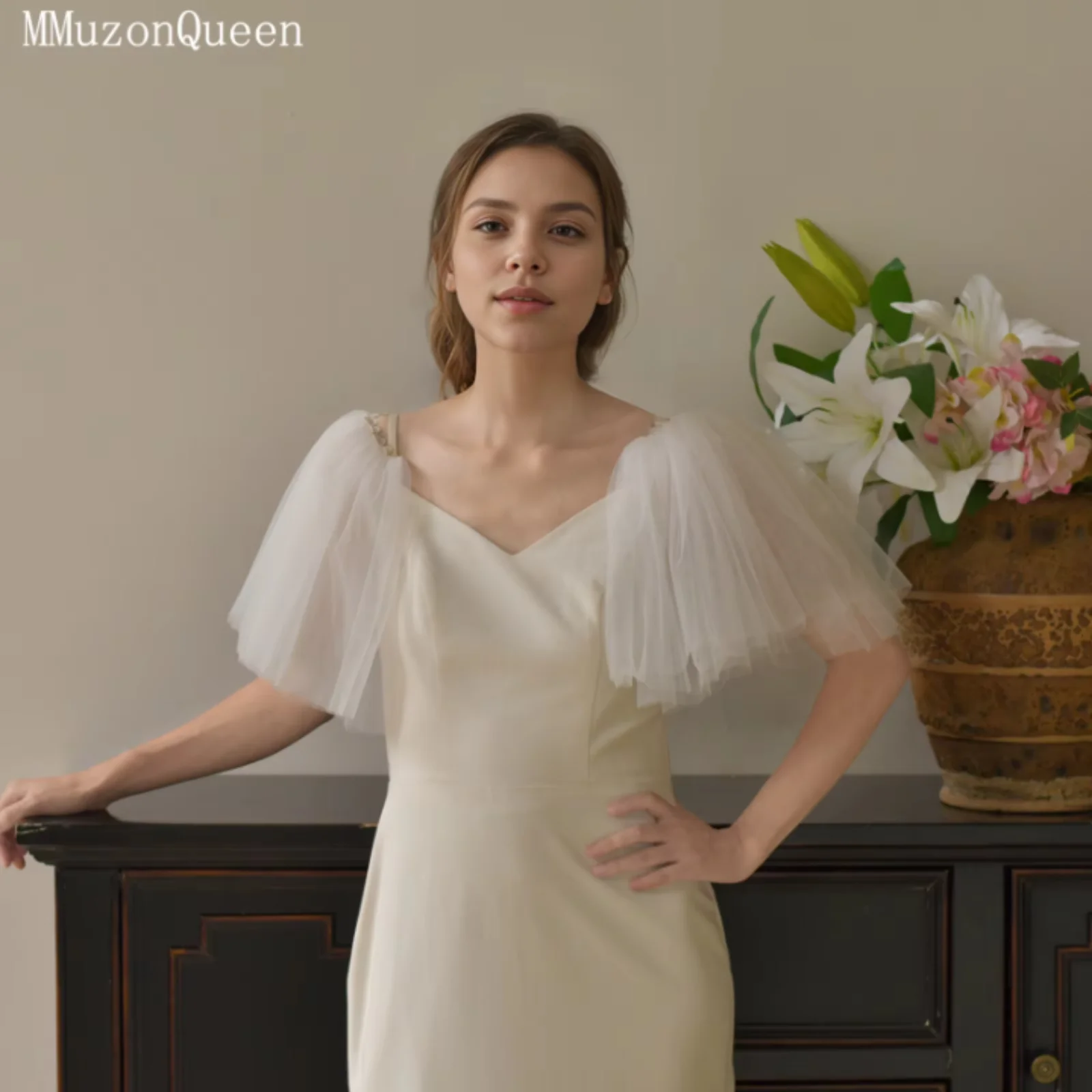 TOPQUEEN короткие шали с маленькой цветочной вышивкой, свадебные аксессуары, обложка, модные рукава MG55
TOPQUEEN короткие шали с маленькой цветочной вышивкой, свадебные аксессуары, обложка, модные рукава MG55