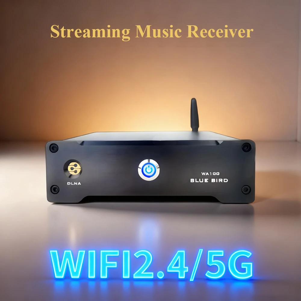 W100 Streaming Audio Player Wi-Fi Network Player AirPlay Casting & Screen Mirroring Built-in Roon, ES9039Q2M DAC Built-in
W100 Streaming Audio Player Wi-Fi Network Player AirPlay Casting & Screen Mirroring Built-in Roon, ES9039Q2M DAC Built-in