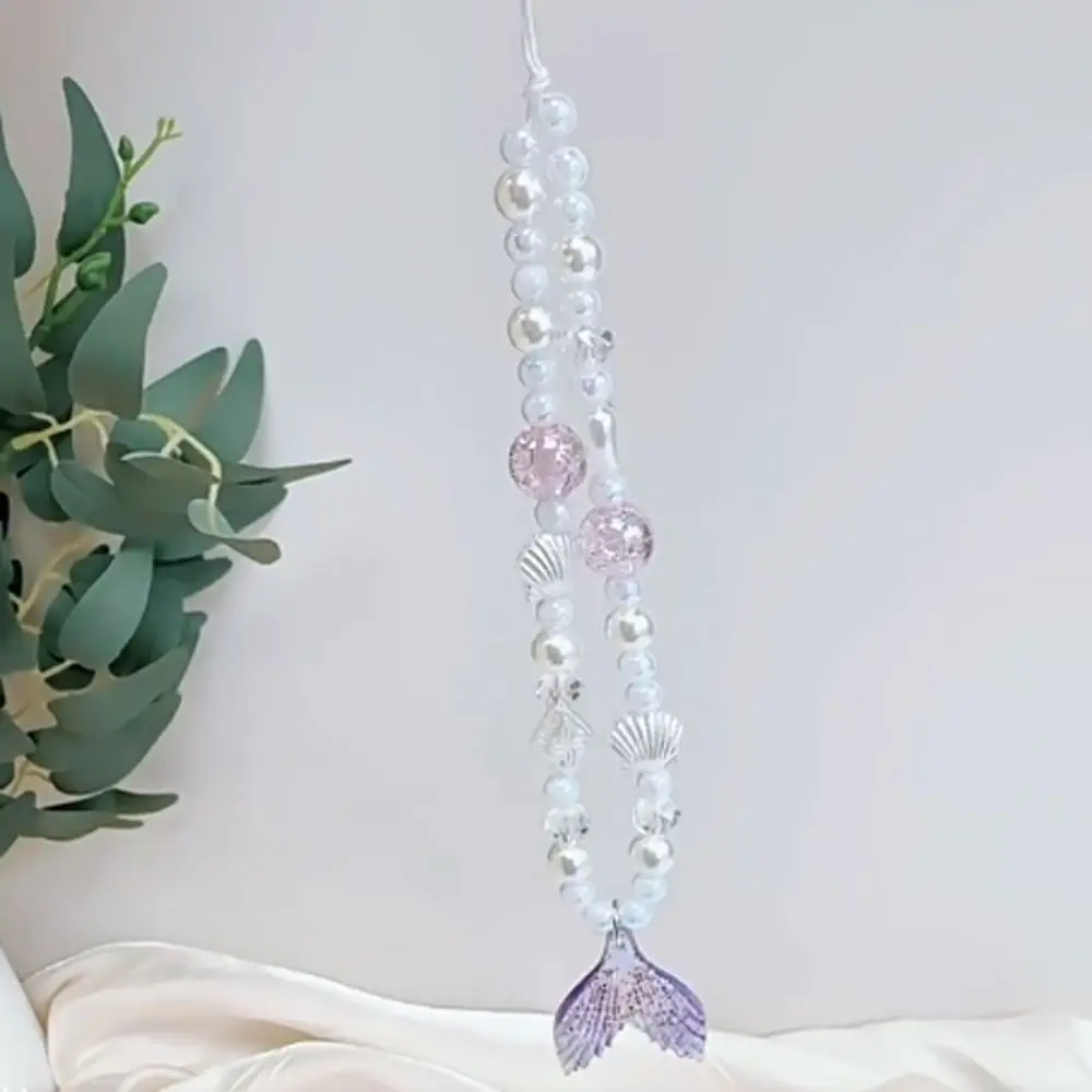 Jewelry Gift Fish Tail Bead Phone Chain Pearl Anti-loss Mobile Phone Lanyard Pendant Shell Cell Phone Strap Telephone Decor
Jewelry Gift Fish Tail Bead Phone Chain Pearl Anti-loss Mobile Phone Lanyard Pendant Shell Cell Phone Strap Telephone Decor