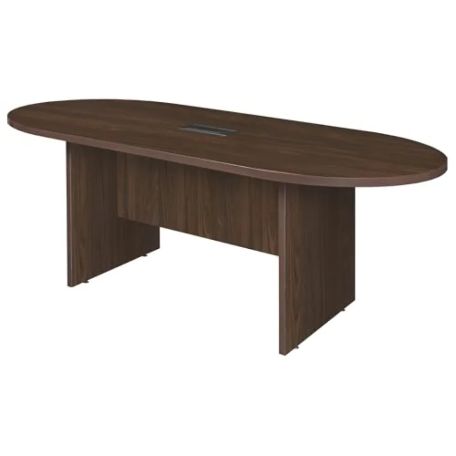 Legacy 6 ft Racetrack Conference Table with Charging Port- Neo Walnut
Legacy 6 ft Racetrack Conference Table with Charging Port- Neo Walnut