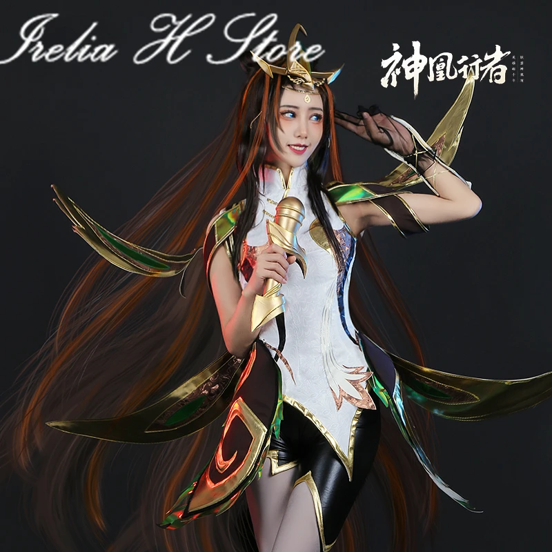 Irelia H LOL изящный Феникс Серафин Косплей Костюм Хэллоуин костюмы платье женское
Irelia H LOL изящный Феникс Серафин Косплей Костюм Хэллоуин костюмы платье женское