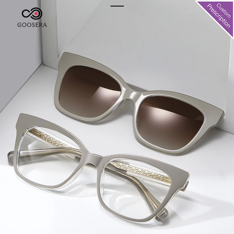 Поляризационные магнитные накладные солнцезащитные очки TR90 для мужчин и женщин с прозрачными линзами, в форме кошачьего глаза, с леопардовым принтом, антибликовые, с возможностью установки диоптрий для коррекции близорукости
Поляризационные магнитные накладные солнцезащитные очки TR90 для мужчин и женщин с прозрачными линзами, в форме кошачьего глаза, с леопардовым принтом, антибликовые, с возможностью установки диоптрий для коррекции близорукости