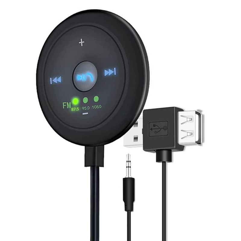 Автомобильный Bluetooth-комплект, FM-приемник, 3,5 мм, AUX аудио, адаптер громкой связи для звонков, встроенный микрофон с фотодисплеем
Автомобильный Bluetooth-комплект, FM-приемник, 3,5 мм, AUX аудио, адаптер громкой связи для звонков, встроенный микрофон с фотодисплеем