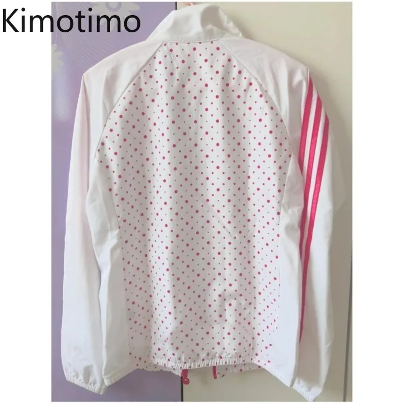 Kimotimo Sports Striped Patchwork Polka Dot Sweatshirt Women Y2k Aesthetic Casual Zipper Coats Top Vintage Sweet Hoodies Autumn
Kimotimo Sports Striped Patchwork Polka Dot Sweatshirt Women Y2k Aesthetic Casual Zipper Coats Top Vintage Sweet Hoodies Autumn