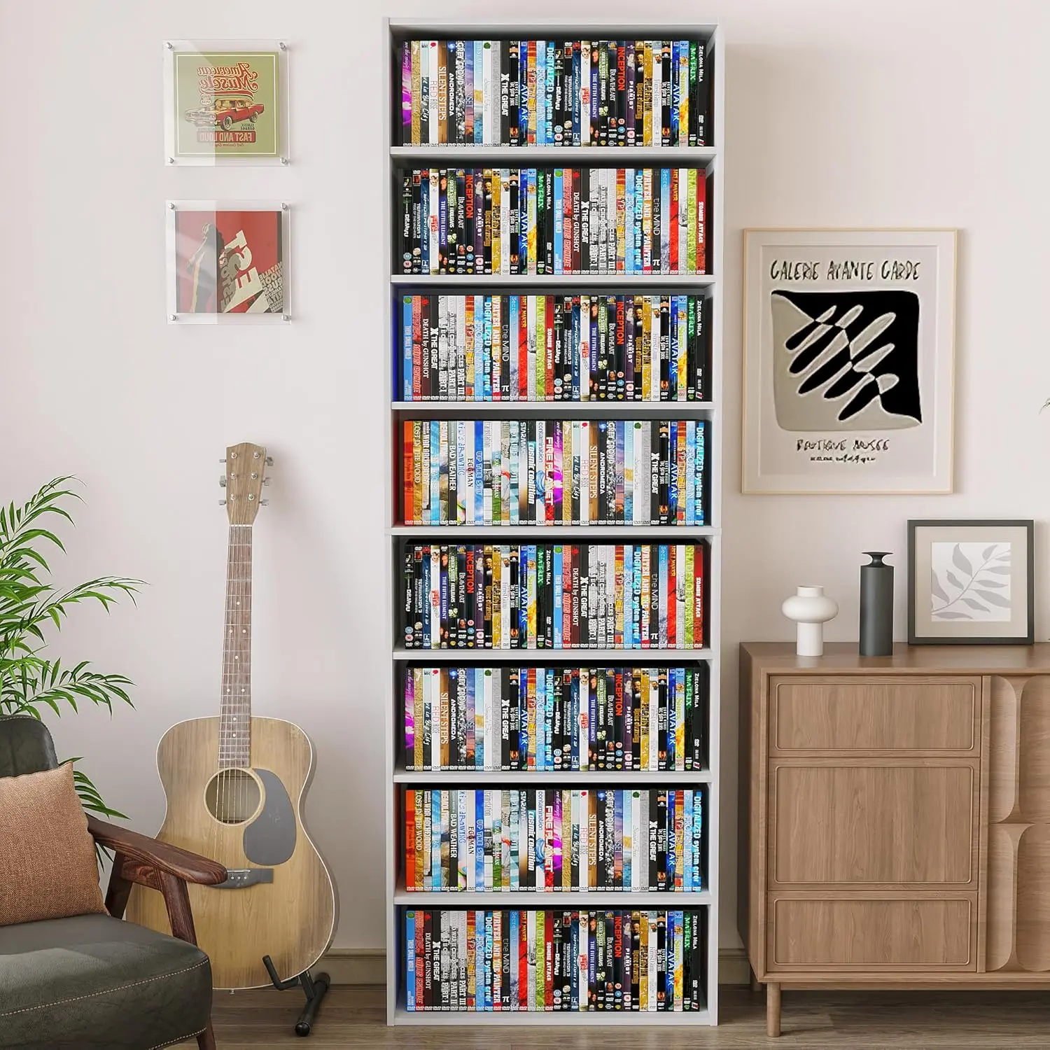 8 Tier DVD Storage Shelf, Wooden DVD Shelf Storage up to 280+ DVD or 1000+ CD, 8 Tier Media Tower for Bedroom, Living Room
8 Tier DVD Storage Shelf, Wooden DVD Shelf Storage up to 280+ DVD or 1000+ CD, 8 Tier Media Tower for Bedroom, Living Room