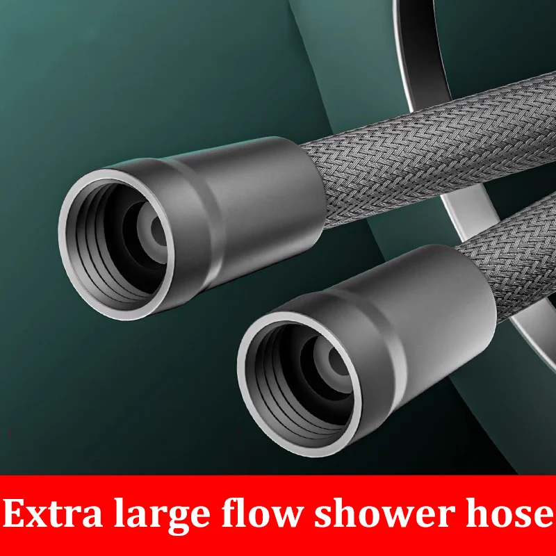 Nylon Rope Braided Shower Pipe 4 Points Universal Water Pipe Hot And Cold Shower Head Explosion-proof Connecting Pipe
Nylon Rope Braided Shower Pipe 4 Points Universal Water Pipe Hot And Cold Shower Head Explosion-proof Connecting Pipe