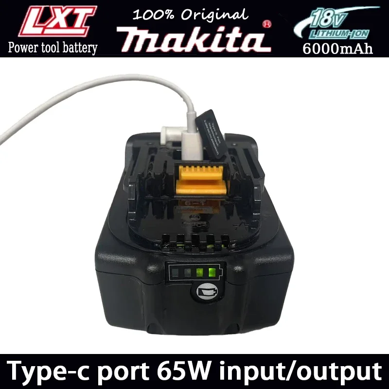 100% NEW Original Makita 6Ah for Makita 18V Battery BL1840 BL1830B BL1850B BL1850 BL1860 BL1815 Replacement Lithium Battery
100% NEW Original Makita 6Ah for Makita 18V Battery BL1840 BL1830B BL1850B BL1850 BL1860 BL1815 Replacement Lithium Battery