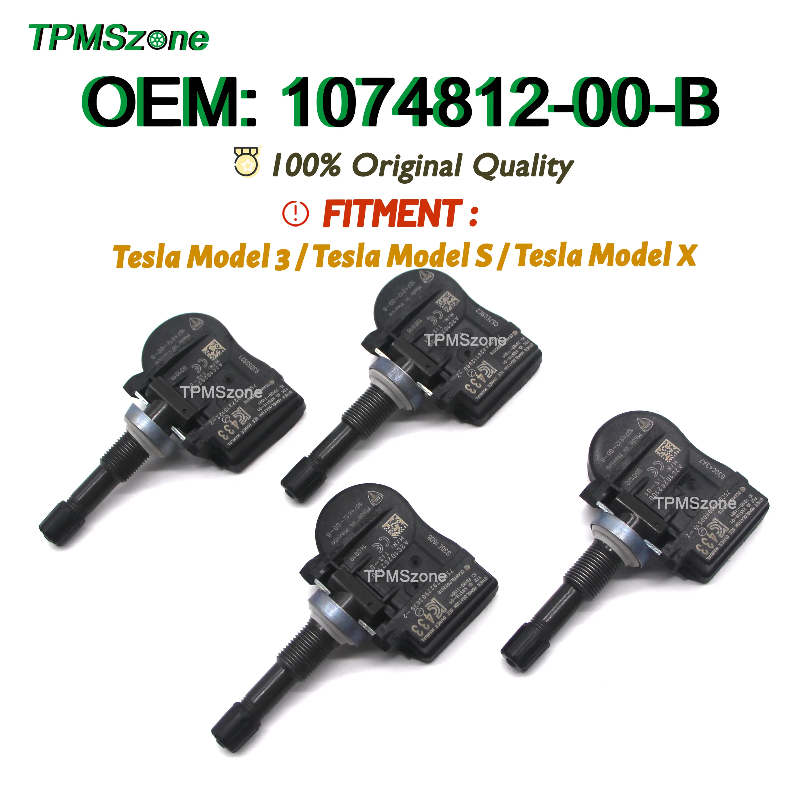 TPMS Датчик 1074812-00-B система контроля давления в шинах 433 МГц для моделей 2017-2019 TESLA Model3 ModelX 107481200B
TPMS Датчик 1074812-00-B система контроля давления в шинах 433 МГц для моделей 2017-2019 TESLA Model3 ModelX 107481200B
