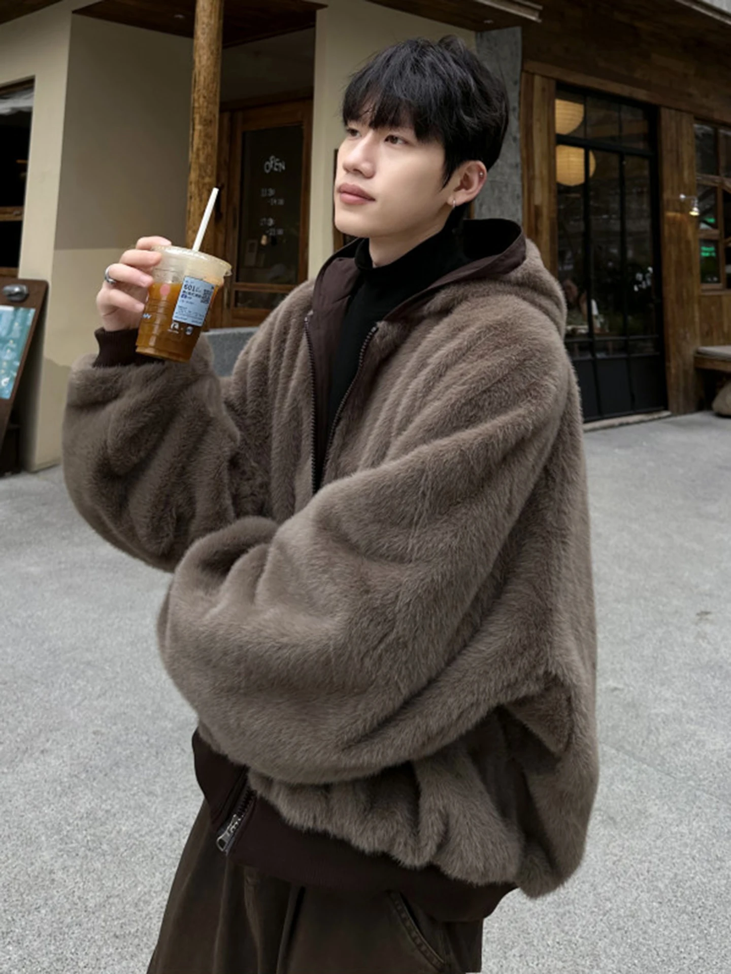 Thiened Double-Sided Wear Polar Fur Hooded Cotton Jaet Men's Winter Cold Resistant down Jaet Outerwear for below 40...
Thiened Double-Sided Wear Polar Fur Hooded Cotton Jaet Men's Winter Cold Resistant down Jaet Outerwear for below 40...