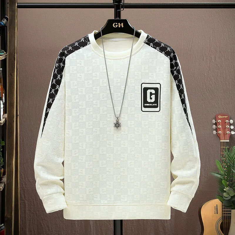 2025 Autumn/Winter New High Quality Men's Round Neck Sweatshirt with Casual and Thick Velvet Hoodie
2025 Autumn/Winter New High Quality Men's Round Neck Sweatshirt with Casual and Thick Velvet Hoodie