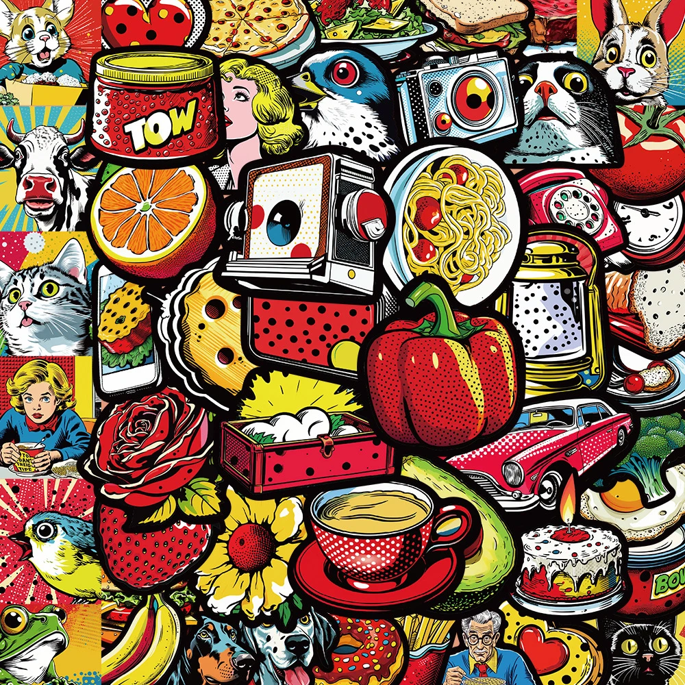 10/30/50pcs Ins Retro Style Food Stickers Kawaii Cartoon Sticker Suitcase Fridge Guitar Scrapbooking Graffiti Decal Toys Gift
10/30/50pcs Ins Retro Style Food Stickers Kawaii Cartoon Sticker Suitcase Fridge Guitar Scrapbooking Graffiti Decal Toys Gift