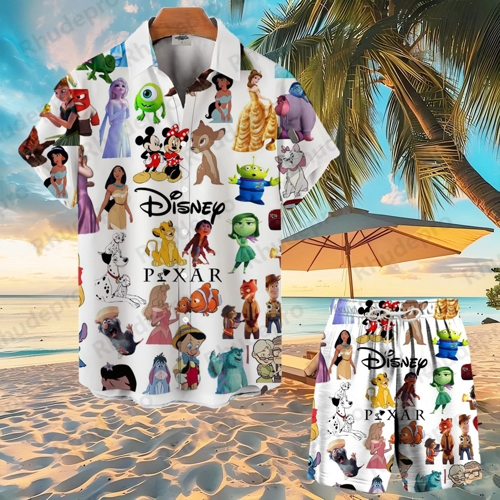 Disney Mickey Mouse Men Women Hawaiian Shirt Set cartoon Hawaii Shirts Summer Beach Shirt 2025 Short-sleeved Suit
Disney Mickey Mouse Men Women Hawaiian Shirt Set cartoon Hawaii Shirts Summer Beach Shirt 2025 Short-sleeved Suit