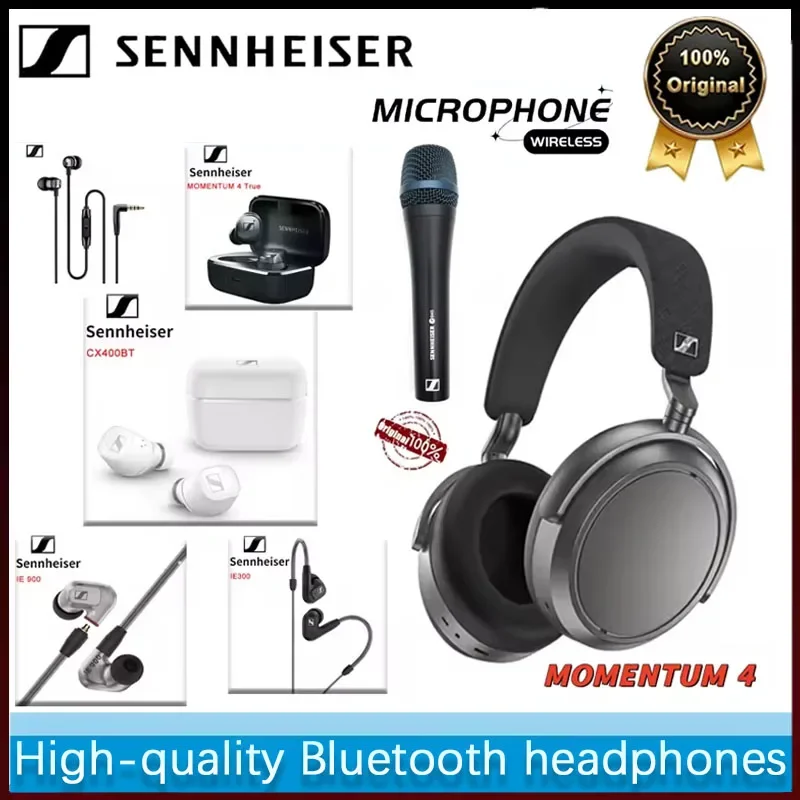 Беспроводные Bluetooth-наушники Sennheiser CX300II IE900, спортивные наушники HD400S с высоким разрешением, HIFI, шумоподавление, оригинальный микрофон
Беспроводные Bluetooth-наушники Sennheiser CX300II IE900, спортивные наушники HD400S с высоким разрешением, HIFI, шумоподавление, оригинальный микрофон