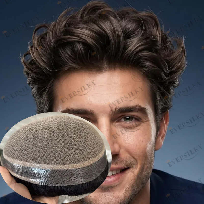 Natural Hairline Human Hair Full Silk Base Natural Black Men's Toupee Undetectable Realistic SIlk Top Male Wigs Replacement Unit
Natural Hairline Human Hair Full Silk Base Natural Black Men's Toupee Undetectable Realistic SIlk Top Male Wigs Replacement Unit