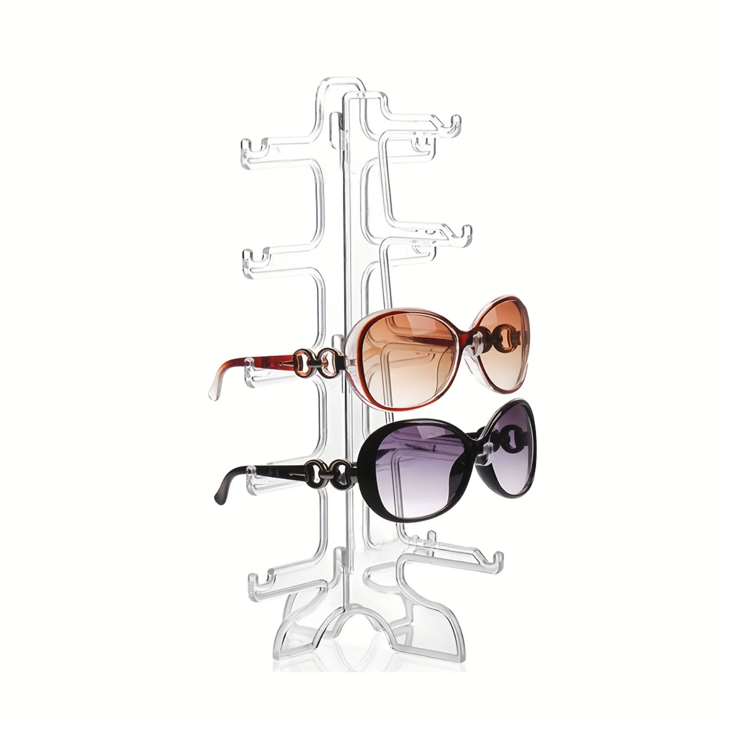 1pc Clear Glasses Rack,Minimalistic Display Rack For 5 Pairs Of Glasses,Desktop Sunglasses Organizers
1pc Clear Glasses Rack,Minimalistic Display Rack For 5 Pairs Of Glasses,Desktop Sunglasses Organizers