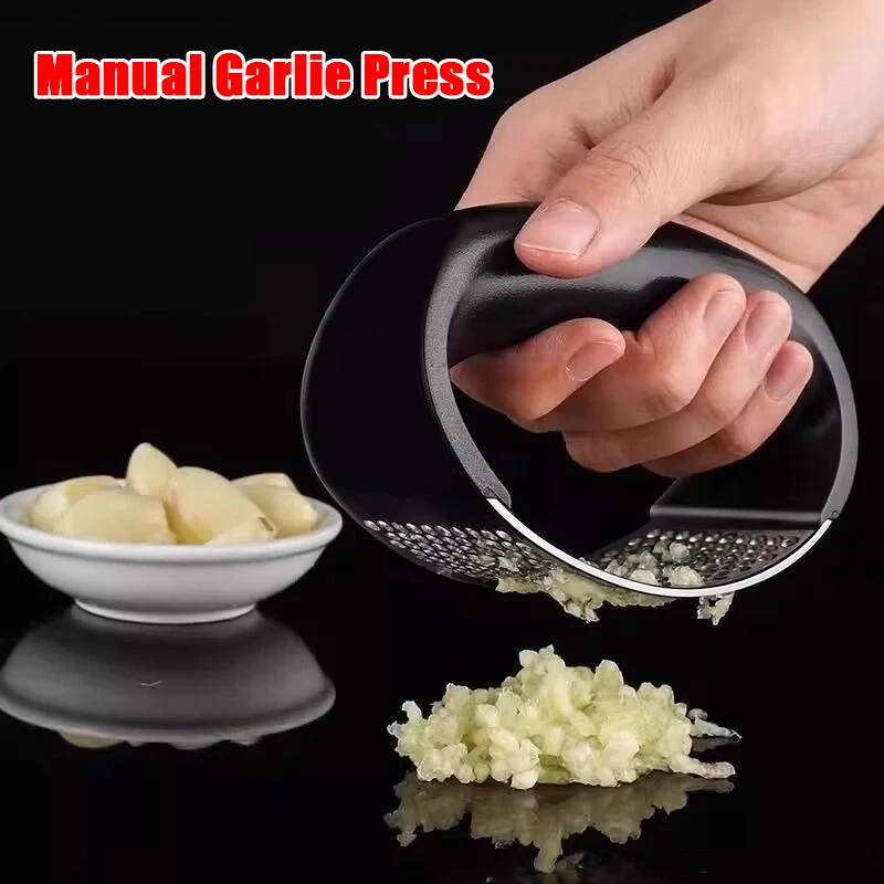 Stainless Steel Garlic Press Crusher Manual Garlic Mincer Chopping Garlic Tool Fruit Vegetable Tools Kitchen Accessories Gadget-
Stainless Steel Garlic Press Crusher Manual Garlic Mincer Chopping Garlic Tool Fruit Vegetable Tools Kitchen Accessories Gadget-