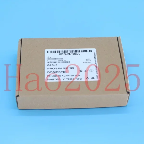 Кабель для отладки VLT2800/2900 USB-VLT2800F, новый, оригинальный, в наличии, для ПЛК 2026
Кабель для отладки VLT2800/2900 USB-VLT2800F, новый, оригинальный, в наличии, для ПЛК 2026