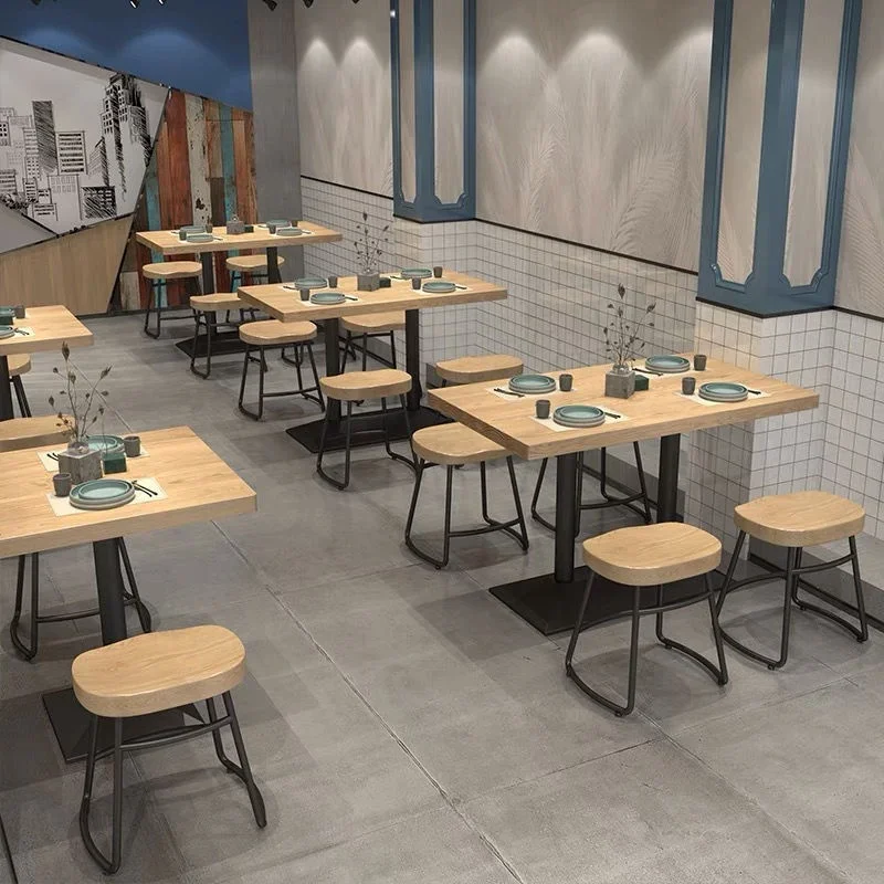 Commercial Eating Nordic Breakfast Noodle Restaurant Restaurant Dining Table Set
Commercial Eating Nordic Breakfast Noodle Restaurant Restaurant Dining Table Set