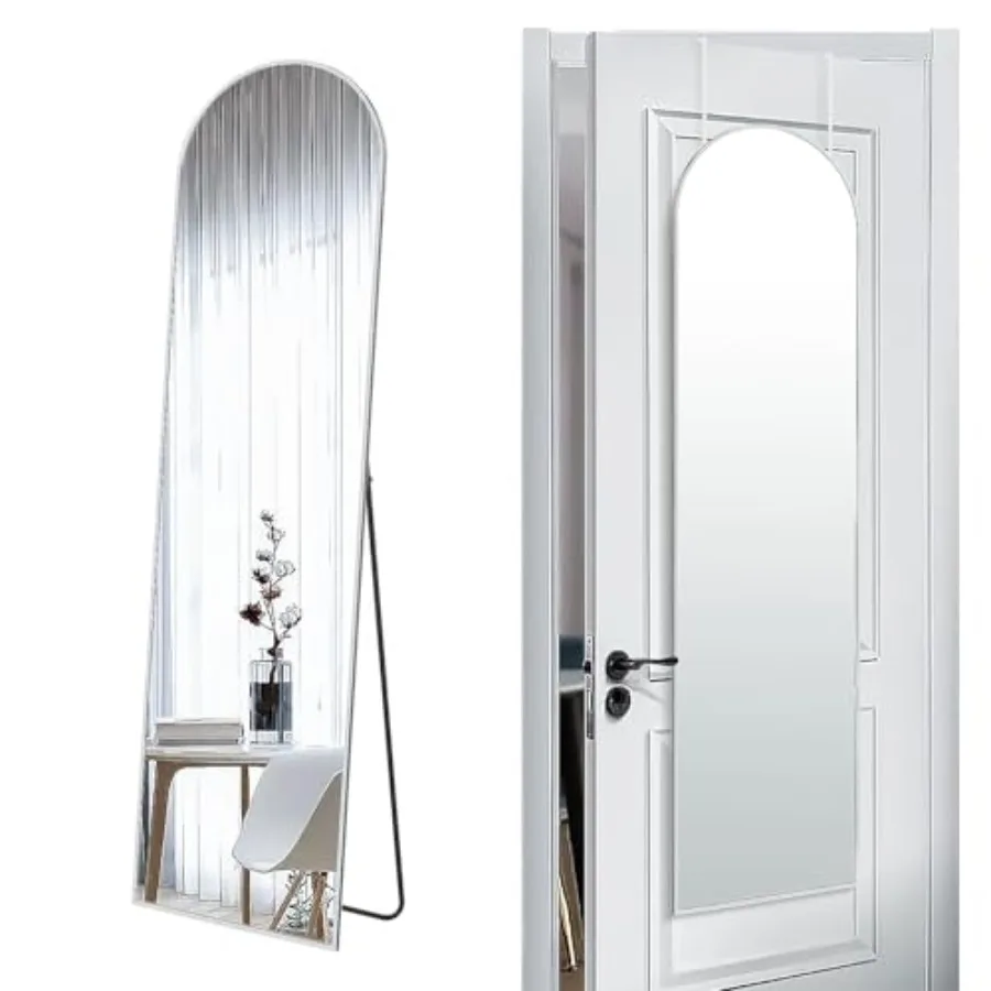 57x16 Door Hanging Full Length Mirror Floor Stand Height 5.7ft just Body in1.3ft / Wall Mounted Metal Frame Arch Dressing Mirro
57x16 Door Hanging Full Length Mirror Floor Stand Height 5.7ft just Body in1.3ft / Wall Mounted Metal Frame Arch Dressing Mirro