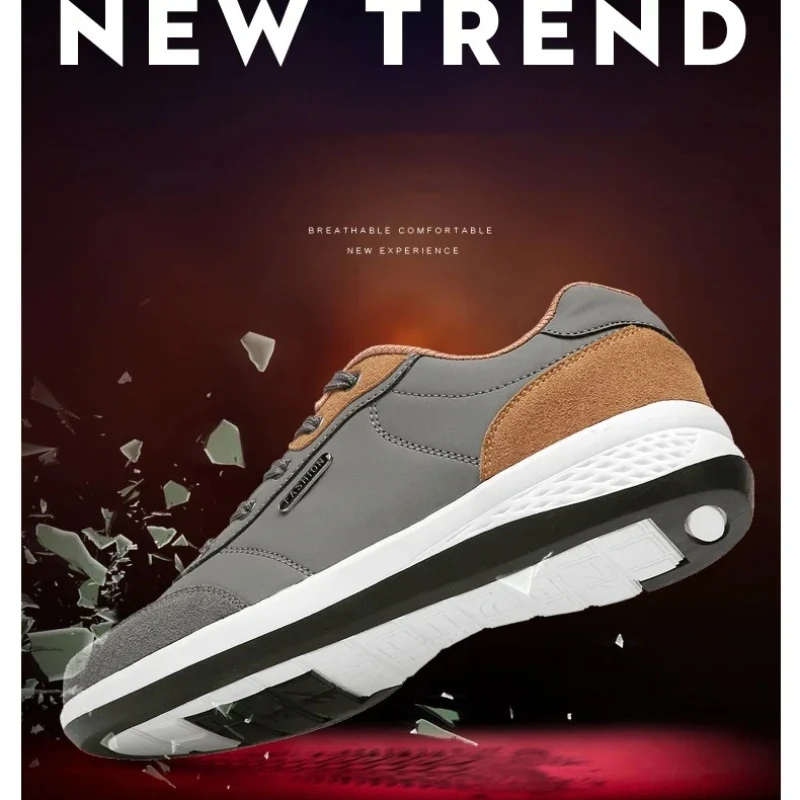 Men Shoes Sneakers PU Leather Trend Casual Shoes Breathable Leisure Male Sneakers Non-Slip Footwear Men Vulcanized Zapatillas
Men Shoes Sneakers PU Leather Trend Casual Shoes Breathable Leisure Male Sneakers Non-Slip Footwear Men Vulcanized Zapatillas