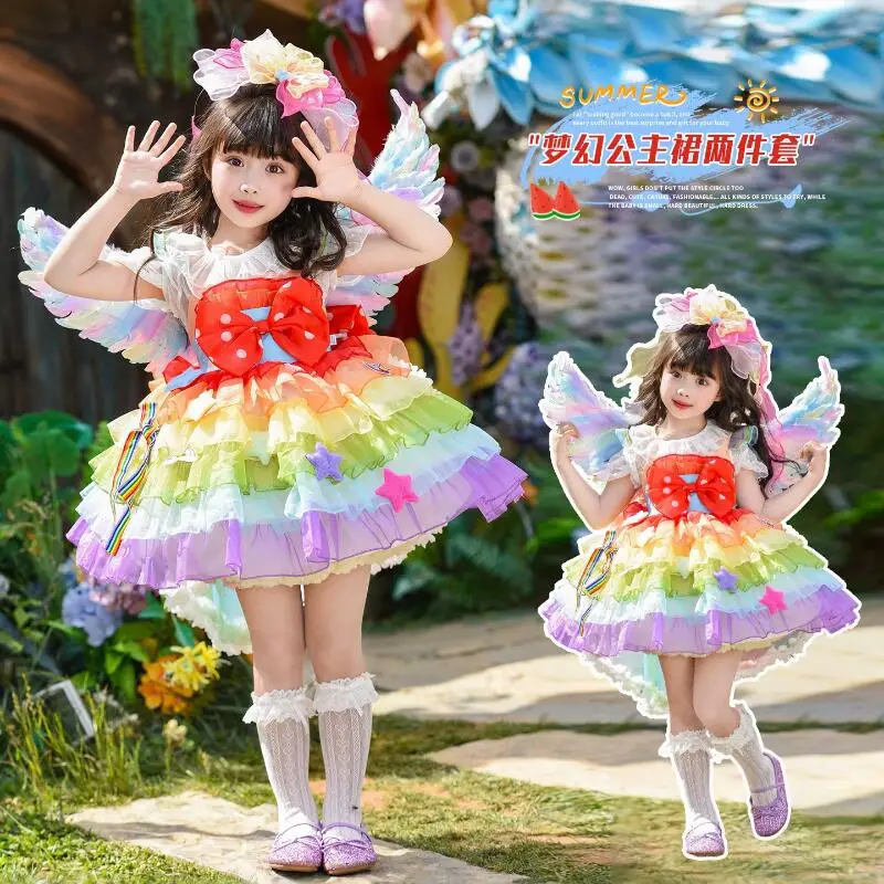 2026 Girls Suspender Ruffle Bow Lolita Dress Girls Princess Dress Summer New Children's Cake Dress Child Soft Dress T-Shirt
2026 Girls Suspender Ruffle Bow Lolita Dress Girls Princess Dress Summer New Children's Cake Dress Child Soft Dress T-Shirt