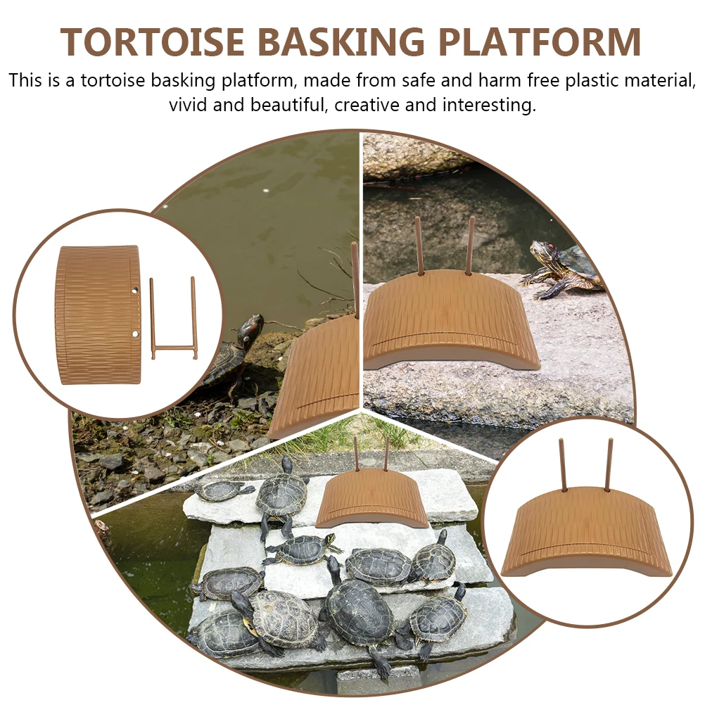 Plastic Turtle Basking Platform Decorative Reptile Dock Resting Table Terrarium Accessories Wide Surface Stable Durable Pet
Plastic Turtle Basking Platform Decorative Reptile Dock Resting Table Terrarium Accessories Wide Surface Stable Durable Pet