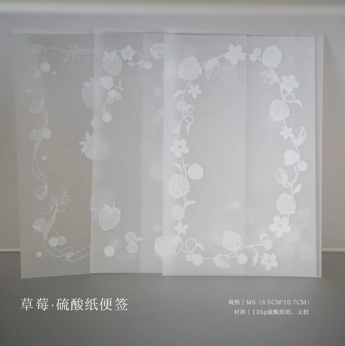 Aesthetic Lace Strawberry Vellum Paper Pre-punched Decorative Inserts for M5 Planner 20 Sheets 6.5cm x 10.7cm Refill Pages
Aesthetic Lace Strawberry Vellum Paper Pre-punched Decorative Inserts for M5 Planner 20 Sheets 6.5cm x 10.7cm Refill Pages