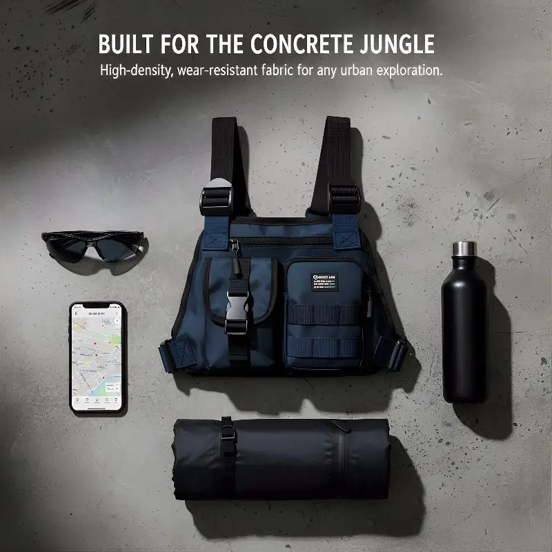 Multi Pocket Men Vest Bag Waterproof Mountaineering Bag Outdoor Sports Bag Casual Oxford Cloth Fashion Chest Bag Large Capacity
Multi Pocket Men Vest Bag Waterproof Mountaineering Bag Outdoor Sports Bag Casual Oxford Cloth Fashion Chest Bag Large Capacity