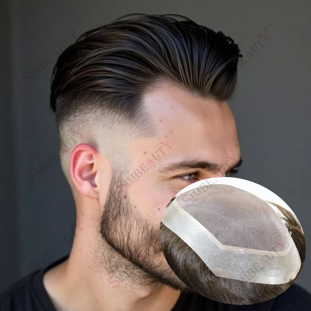 Undetectable Durable Mono PU Men's Wig 100% Natural Human Hair Toupee for Hairloss Europ Comfort Breathable Male Hair Prosthesis
Undetectable Durable Mono PU Men's Wig 100% Natural Human Hair Toupee for Hairloss Europ Comfort Breathable Male Hair Prosthesis