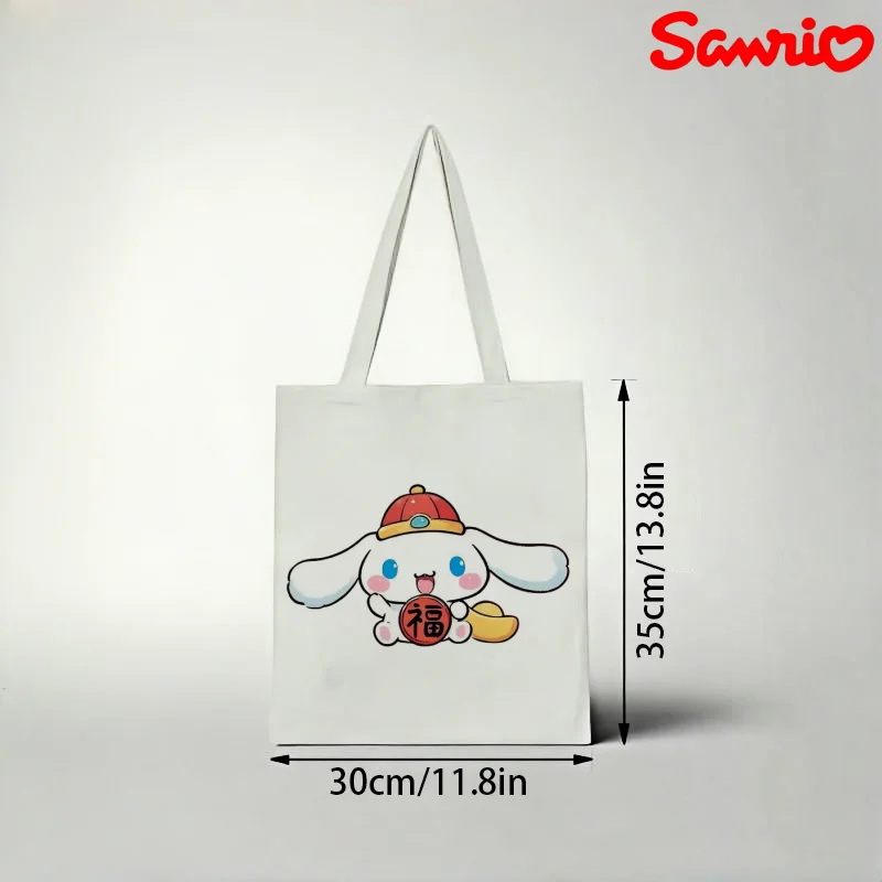 1pc Sanrio Cinnamoroll Canvas Tote Bag, Chinese New Year Fu Print Eco Shoulder Bag
1pc Sanrio Cinnamoroll Canvas Tote Bag, Chinese New Year Fu Print Eco Shoulder Bag