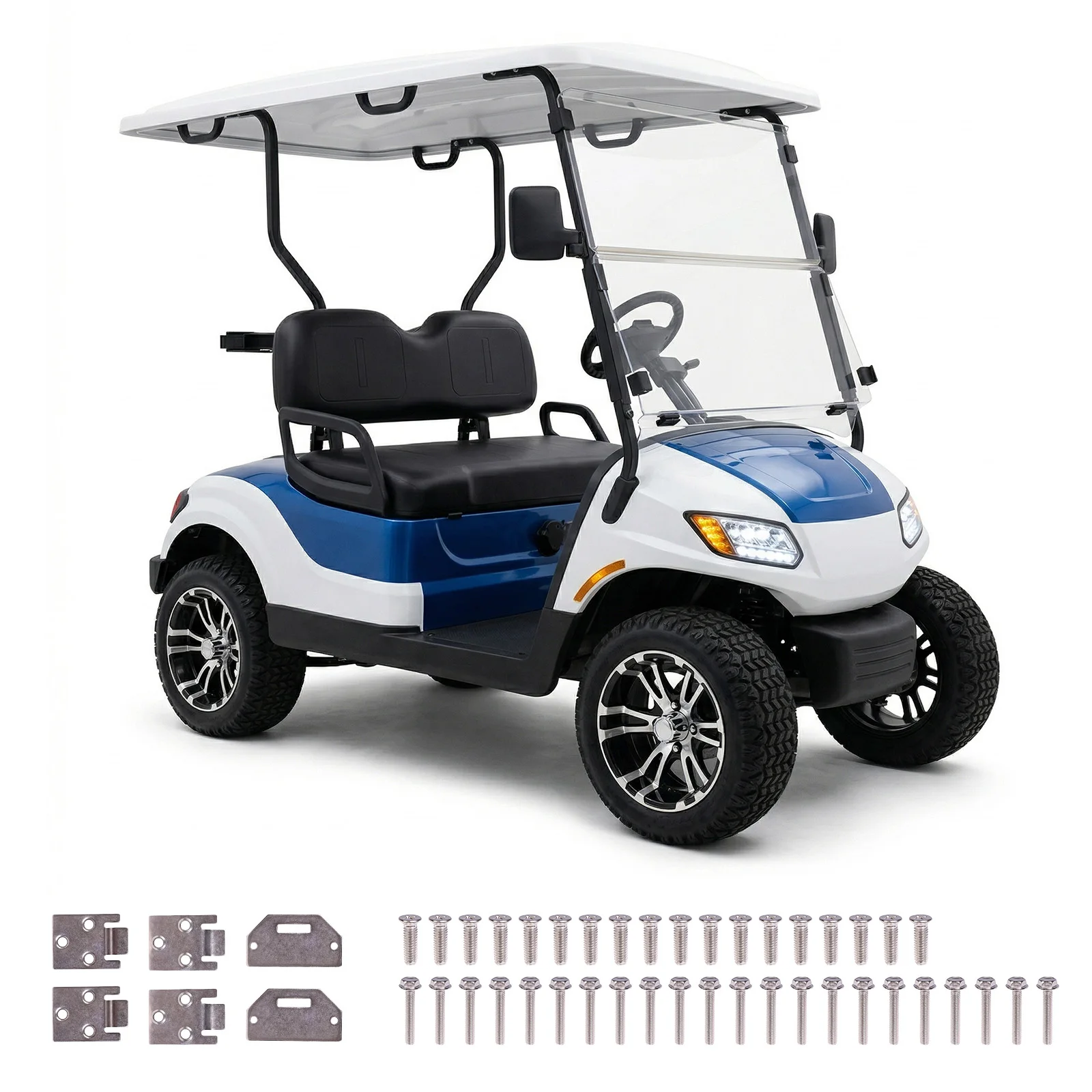 Replacement Cushion Seat Bottom Cushion and Back Cushion Set Golf Cart Front Cushion Set for EZGO Medalist TXT 94-13 Models
Replacement Cushion Seat Bottom Cushion and Back Cushion Set Golf Cart Front Cushion Set for EZGO Medalist TXT 94-13 Models