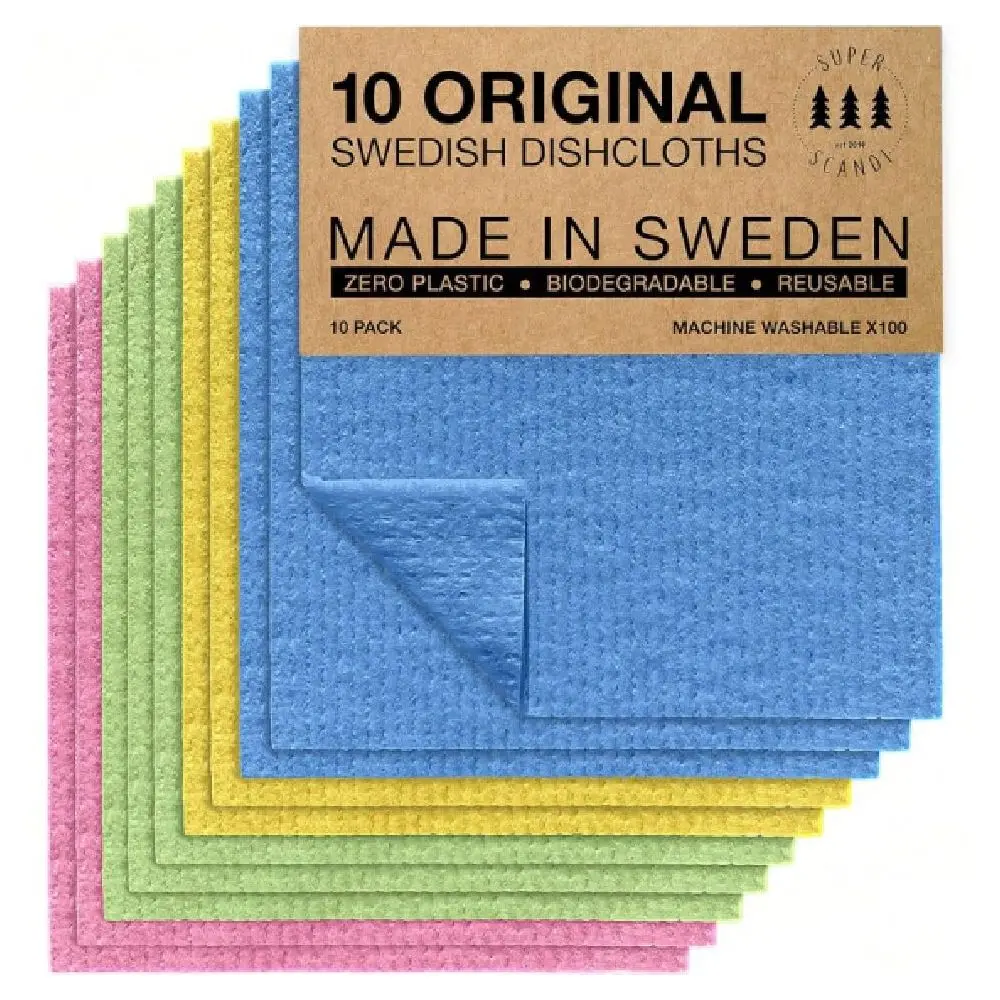 Pack Reusable Cleaning Cloths 100 Compostable Washable Swedish Dishcloth Food PlasticFree Kitchen Cloth Suitable For Any Surfac
Pack Reusable Cleaning Cloths 100 Compostable Washable Swedish Dishcloth Food PlasticFree Kitchen Cloth Suitable For Any Surfac