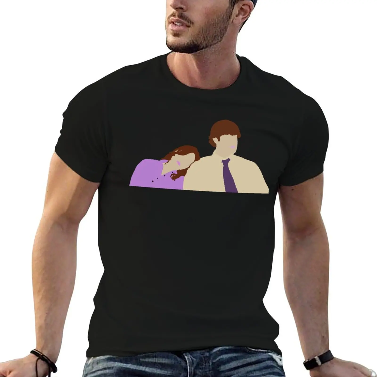 Jim and Pam Minimalist Inspired Print | The Office TV | TV Show Character Portrait | Valentine's T-Shirt
Jim and Pam Minimalist Inspired Print | The Office TV | TV Show Character Portrait | Valentine's T-Shirt
