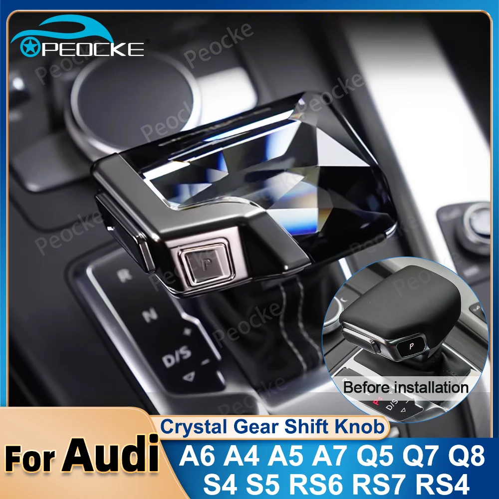 Crystal Gear Shift Knob full set For A6 C8 A4 B9 A5 A7 S4 S5 S6 S7 RS4 RS5 RS6 RS7 Q7 Q5 lever knob Gearbox Handle with LED
Crystal Gear Shift Knob full set For A6 C8 A4 B9 A5 A7 S4 S5 S6 S7 RS4 RS5 RS6 RS7 Q7 Q5 lever knob Gearbox Handle with LED