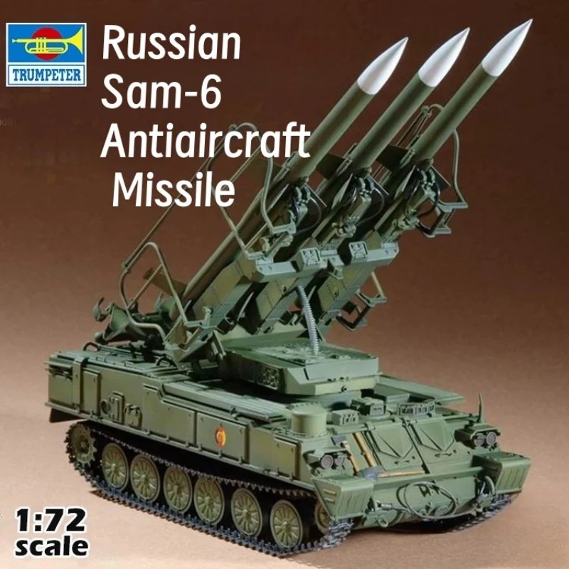 TRUMPETER 1/72 Russian Sam-6 Antiaircarft Missile Plastic Assembly Model
TRUMPETER 1/72 Russian Sam-6 Antiaircarft Missile Plastic Assembly Model