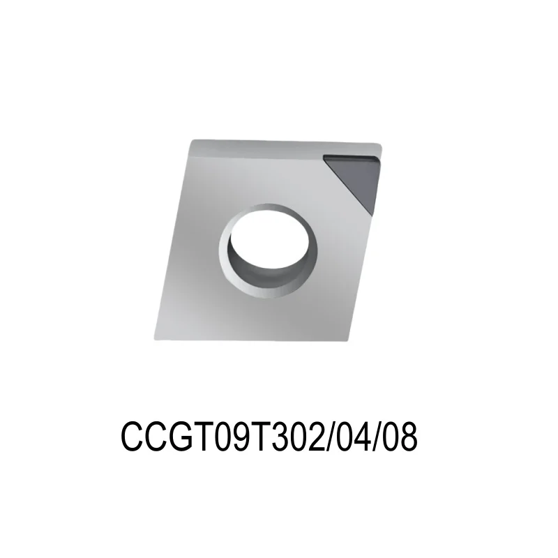 PCD CCGT09T302/304/308 Insert Single Crystal Turning Tool High Hardness Diamond Cutter for Copper Aluminum
PCD CCGT09T302/304/308 Insert Single Crystal Turning Tool High Hardness Diamond Cutter for Copper Aluminum