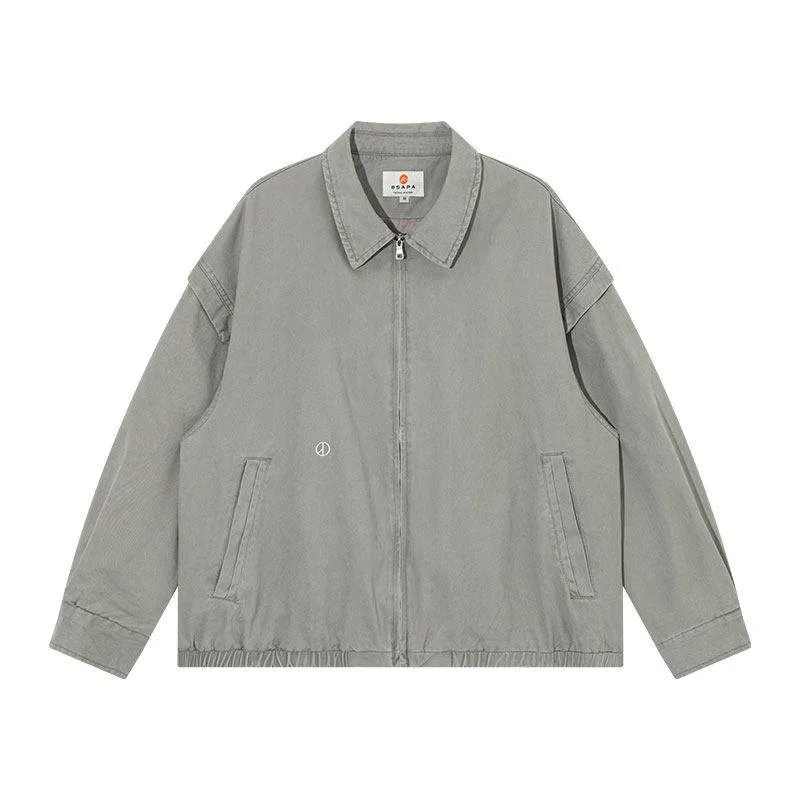 Autumn Collection New Japanese Retro Embroidered Logo Washed Jacket for Men and Women Trendy Minimalist Top Coats
Autumn Collection New Japanese Retro Embroidered Logo Washed Jacket for Men and Women Trendy Minimalist Top Coats