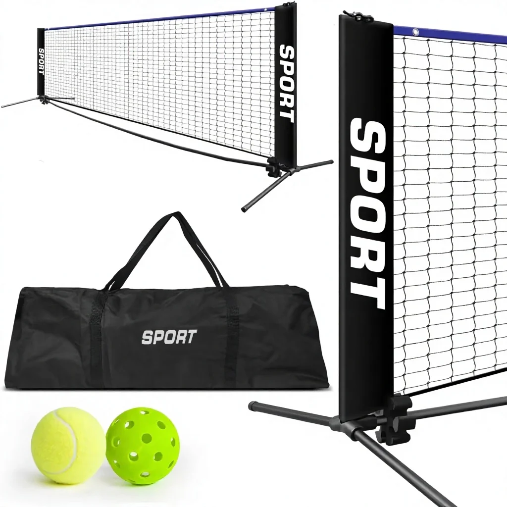 10FT Portable Badminton & Pickleball Tennis Net Set with Alloy Steel Poles Easy Setup Carry Bag for Outdoor/Indoor Use
10FT Portable Badminton & Pickleball Tennis Net Set with Alloy Steel Poles Easy Setup Carry Bag for Outdoor/Indoor Use