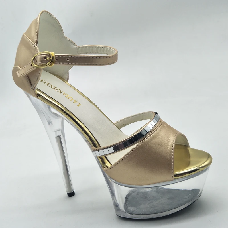LAIJIANJINXIA New 15CM/6inches PU Upper Sexy Exotic High Heel Platform Party Women Sandals Pole Dance Shoes Q061
LAIJIANJINXIA New 15CM/6inches PU Upper Sexy Exotic High Heel Platform Party Women Sandals Pole Dance Shoes Q061