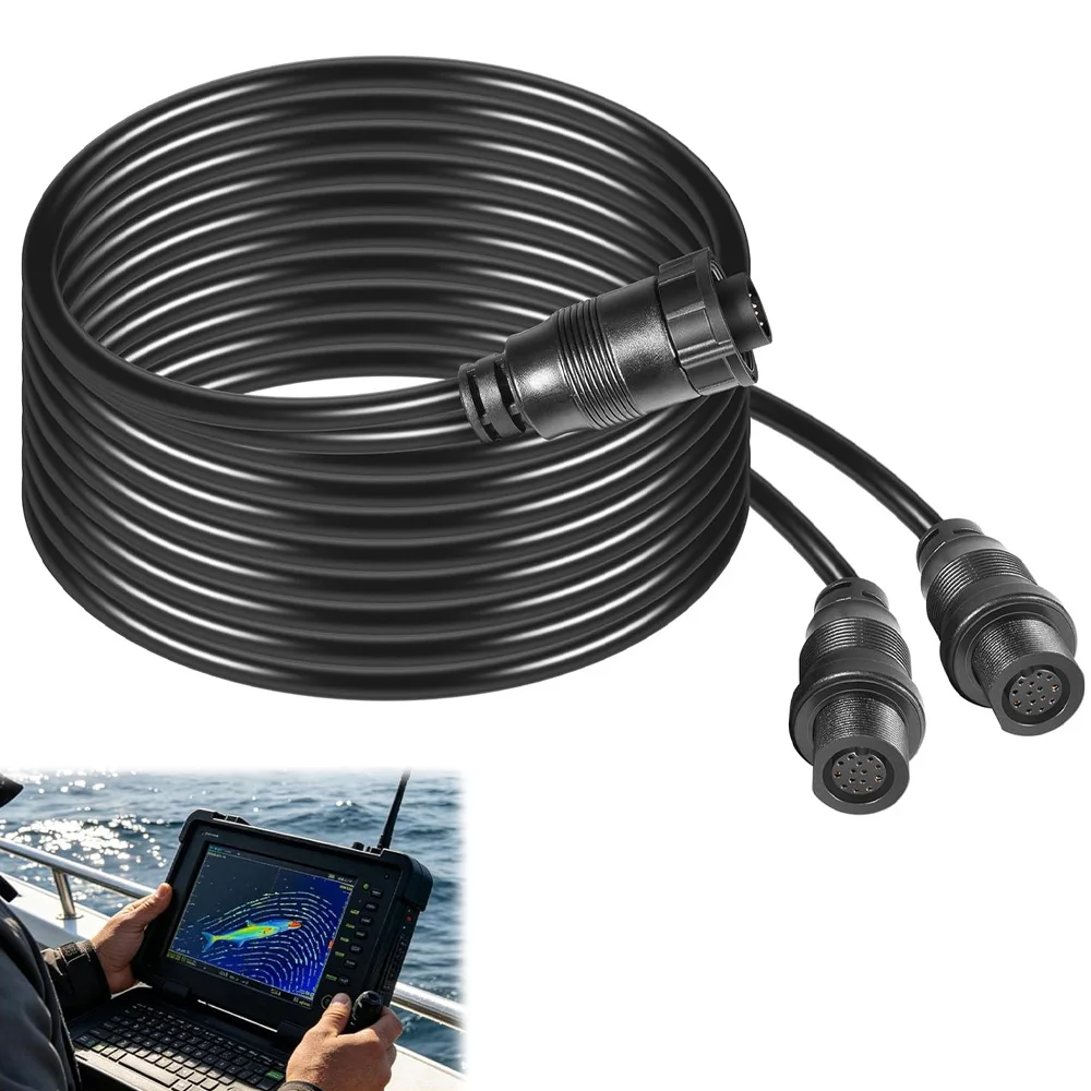 720108-1 14 M360 2DDI Y Transducer Adapter Cable for Humminbird, Compatible with MEGA 360 and 2D/MDI Transducers 14-Pin Y Cable
720108-1 14 M360 2DDI Y Transducer Adapter Cable for Humminbird, Compatible with MEGA 360 and 2D/MDI Transducers 14-Pin Y Cable