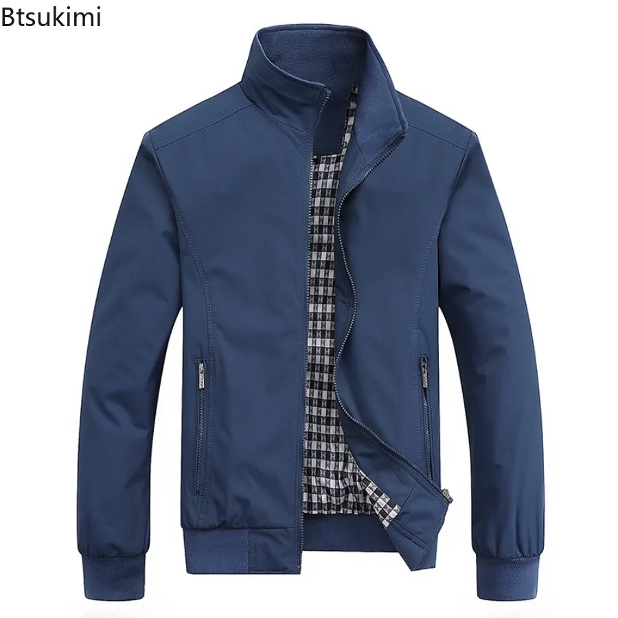 Spring Autumn Men's Stand Collar Business Casual Jackets Outdoor Windproof Zipper Bomber Jackets Fashion Slim Baseball Coats 6XL
Spring Autumn Men's Stand Collar Business Casual Jackets Outdoor Windproof Zipper Bomber Jackets Fashion Slim Baseball Coats 6XL