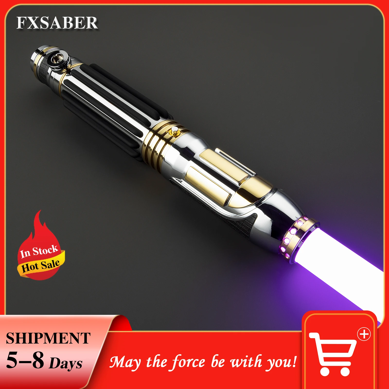 FXSABER Lightsaber RGB Color Changing pixel Lightsaber Metal Hilt Saber with 1 inch Lightsaber Blade for Cosplay
FXSABER Lightsaber RGB Color Changing pixel Lightsaber Metal Hilt Saber with 1 inch Lightsaber Blade for Cosplay