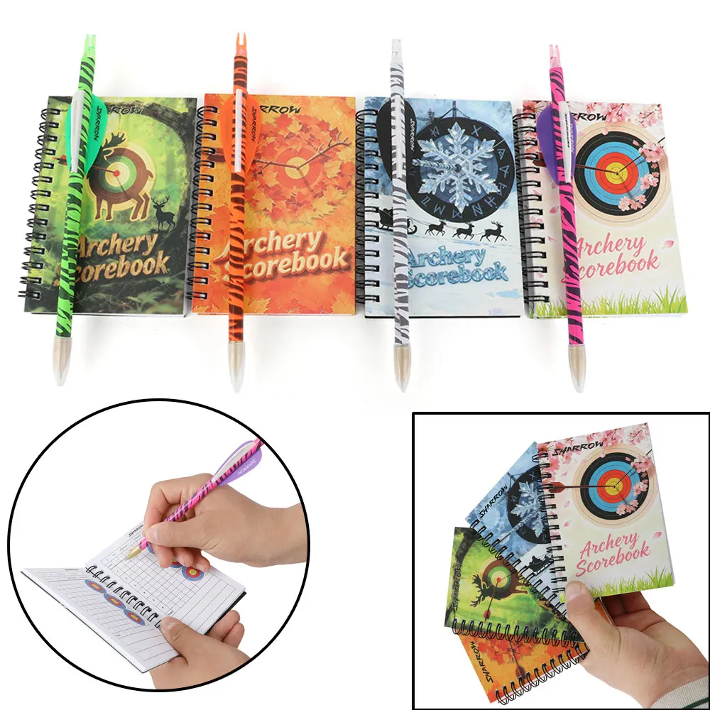 Archery Scorebook 50 Paper Mark Notebook Target Competition Score Book Black Pen Archer Gift Shooting Training Practice Notebook
Archery Scorebook 50 Paper Mark Notebook Target Competition Score Book Black Pen Archer Gift Shooting Training Practice Notebook