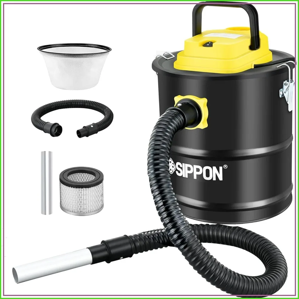 Ash Vacuum Cleaner, 800W Powerful Suction, 2.6 Gallon, Wheeled Base & Blower, for Fireplaces & Pellet Stoves
Ash Vacuum Cleaner, 800W Powerful Suction, 2.6 Gallon, Wheeled Base & Blower, for Fireplaces & Pellet Stoves