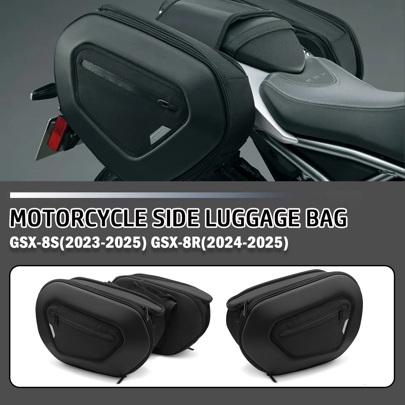 Седельная сумка с боковым путешествием для GSX8R GSX-8R 2023 2024 2025 GSX8S GSX-8S, мотоциклетные дорожные чемоданы, удобная сумка для багажа
Седельная сумка с боковым путешествием для GSX8R GSX-8R 2023 2024 2025 GSX8S GSX-8S, мотоциклетные дорожные чемоданы, удобная сумка для багажа